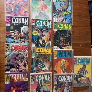 Marvel Conan & Kull vintage Comic Collection Bundle